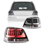 Vland LED Tail Lights for 2008-2015 Toyota Land Cruiser 200 Series with Amber Turn Signal