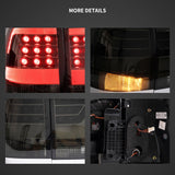 Vland LED Tail Lights for 2008-2015 Toyota Land Cruiser 200 Series with Amber Turn Signal