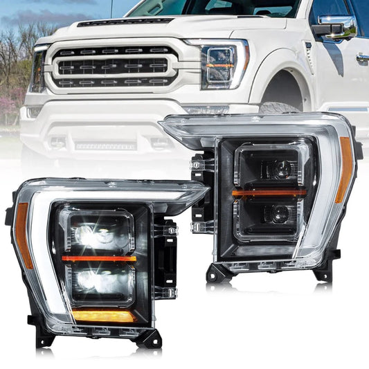 Vland LED Projector Headlights For 2021-2023 Ford F150