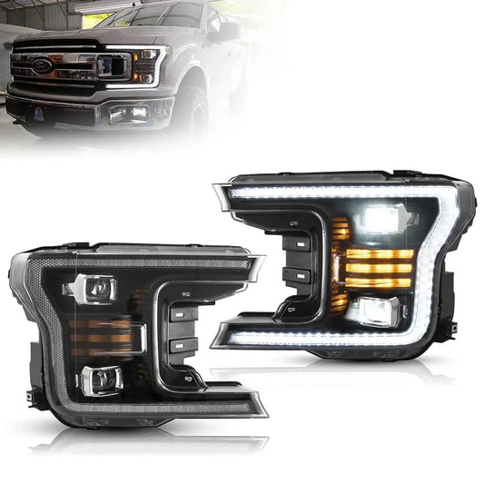 Vland LED Headlights For 2018-2020 Ford F150 Front lights Assembly