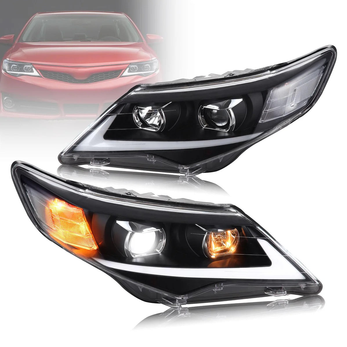 Vland LED Headlights For Toyota Camry 2012 2013 2014 Front Lamps