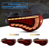 Vland LED Tail Lights For Toyota 86 GT86 & Subaru BRZ & Scion FRS Aftermarket Rear Lamps 2012-2020