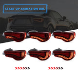 Vland LED Tail Lights For Toyota 86 GT86 & Subaru BRZ & Scion FRS Aftermarket Rear Lamps 2012-2020