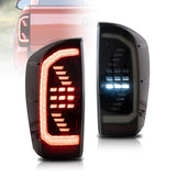 Vland LED Taillights for Toyota Tacoma 2016-2023 with Sequential Red Turn Signals