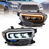 Vland LED Matrix Projector Headlights for Toyota Tacoma N300 2015-2023