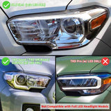 Vland LED Matrix Projector Headlights for Toyota Tacoma N300 2015-2023