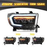 Vland LED Projector Headlights for 2007-2013 Toyota Tundra