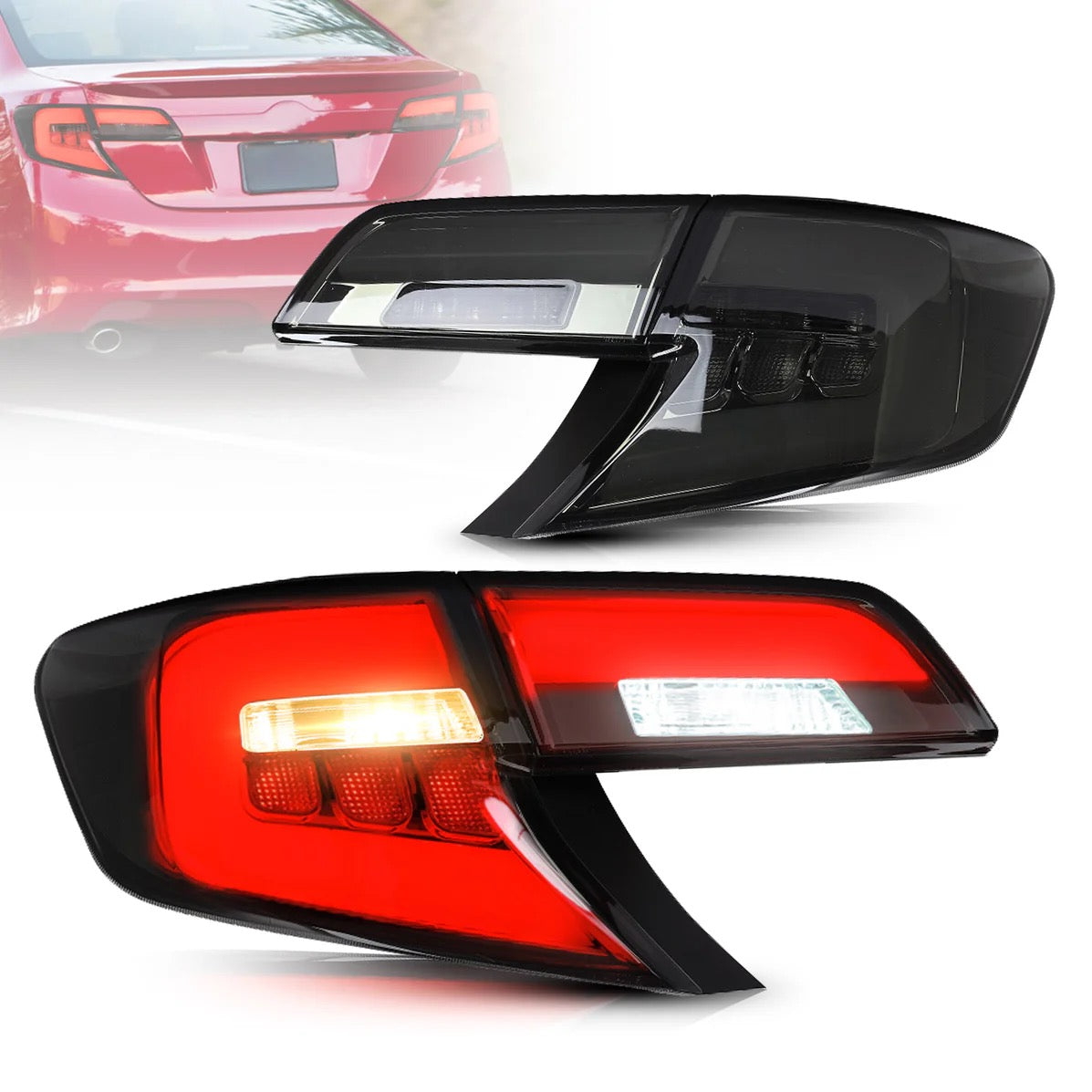 VLAND LED Tail Lights For Toyota Camry 2012-2014