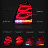 Vland LED Tail Lights Fit Toyota Highlander Rear Lamps Assembly 2001-2007