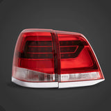 Vland LED Tail Lights for 2008-2015 Toyota Land Cruiser 200 Series with Amber Turn Signal