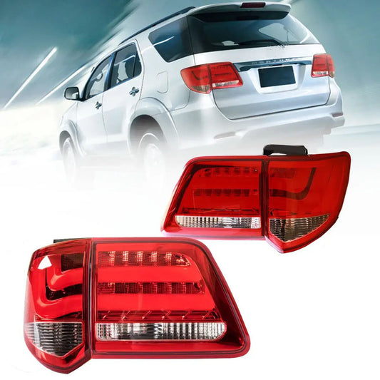 Vland LED Tail Lights with Amber Turn Signal for 11-15 Toyota Fortuner 1st Gen (KUN60)