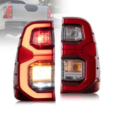 Vland LED Tail Lights Fit Toyota Hilux Rear Lamps 2015-2020