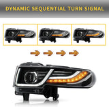 Vland LED Headlights With Grille For Toyota Fj Cruiser 2006-2022