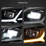 Vland LED Projector Headlights Black for 09-13 Toyota Reiz/Mark X 2nd Gen (X130) Pre-Facelift