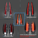 Vland LED Taillights For 2007-2014 Cadillac Escalade