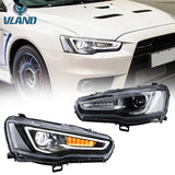 Vland LED Headlights Fit Mitsubishi Lancer /evo x 2008-2017