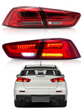 Vland LED Tail Lights Mitsubishi Lancer & EVO X Tail Lights With Sequential Turn Signal 2008-2017