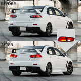 Vland LED Tail Lights Mitsubishi Lancer & EVO X Tail Lights With Sequential Turn Signal 2008-2017