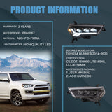 Vland Headlights for Toyota 4Runner (2014-2023)