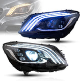 VLAND LED Headlights 2015-2021 Fit Mercedes Benz C-Class W205 C300