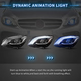 VLAND LED Headlights 2015-2021 Fit Mercedes Benz C-Class W205 C300