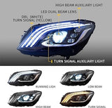 VLAND LED Headlights 2015-2021 Fit Mercedes Benz C-Class W205 C300