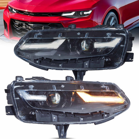 Vland Full LED Headlights for Chevrolet Camaro (2019-2024)