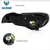 Vland Full LED Tail Lights with Sequential Indicators for 12-16 Toyota 86/GT86, 13-20 Subaru BRZ, 13-20 Scion FR-S