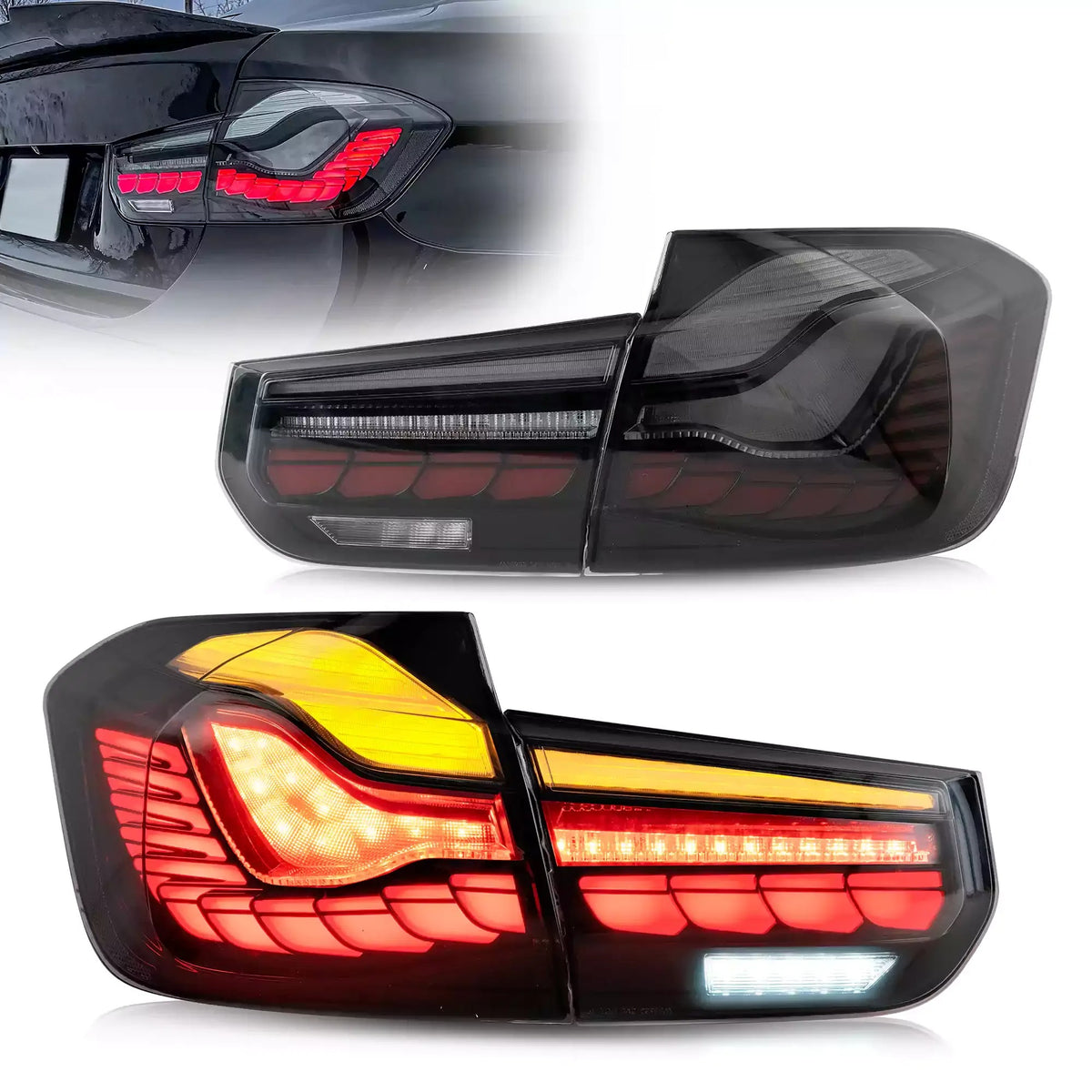 Vland LED Tail Lights For Bmw 3 Series F30 F80 M3 Rear lamps assembly 2013-2018