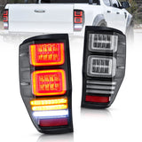 Vland LED Tail Lights with Sequential Turn Signal for Ford Ranger 1st Gen (T6/P375) (2012-2022, Not for US Models)