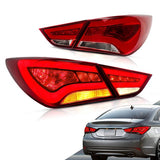 Vland Tail lights Assembly Fit Hyundai Sonata 6th Gen Aftermarket 2011-2014