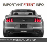 Vland LED Taillights Fit Ford Mustang USA Specs W/Red Turn Signal 2015-2023