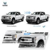 Vland LED Projector Upgrade Headlights Fit for Ford F250 F350 F450 F550 Super Duty 17-19